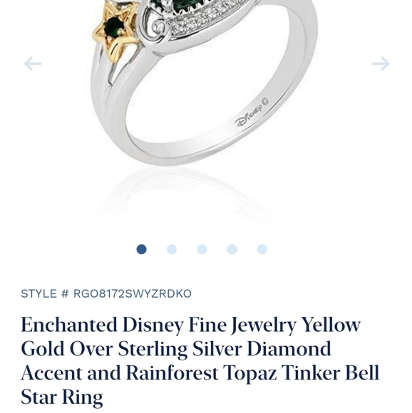 Disney tinker bell ring (authentic) - Picture 12 of 14